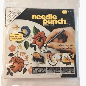 Needle Punch Tool Set For Embroidery Crafts